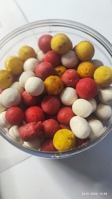 Mini Boilies 10 mm - Erdbeere