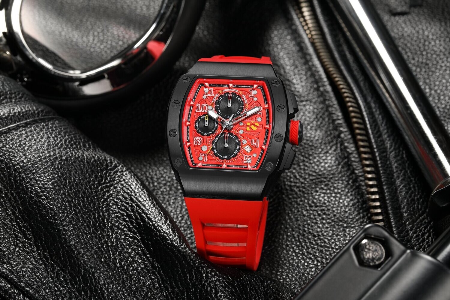 RENNSPORT CHRONO BLACK RED