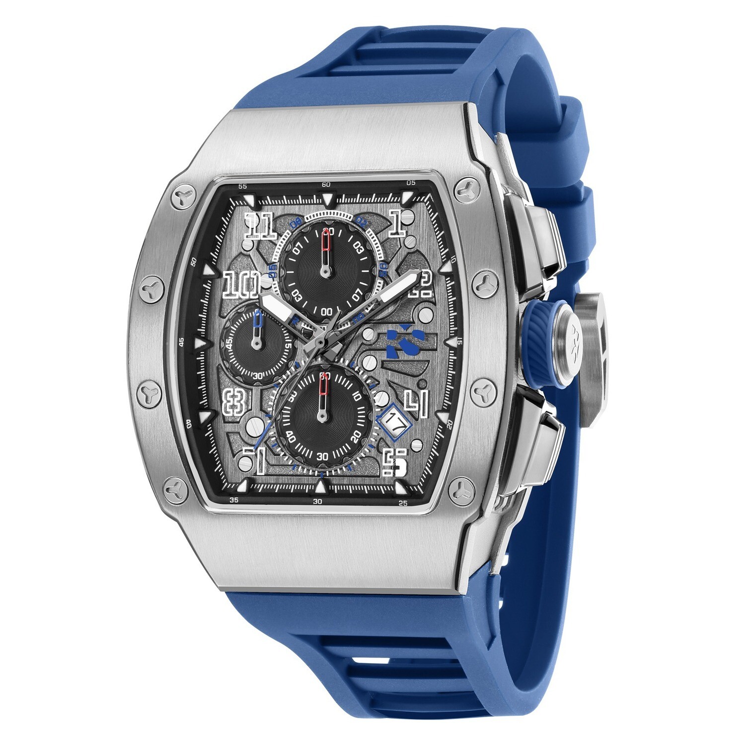 RENNSPORT CHRONO SILVER BLUE