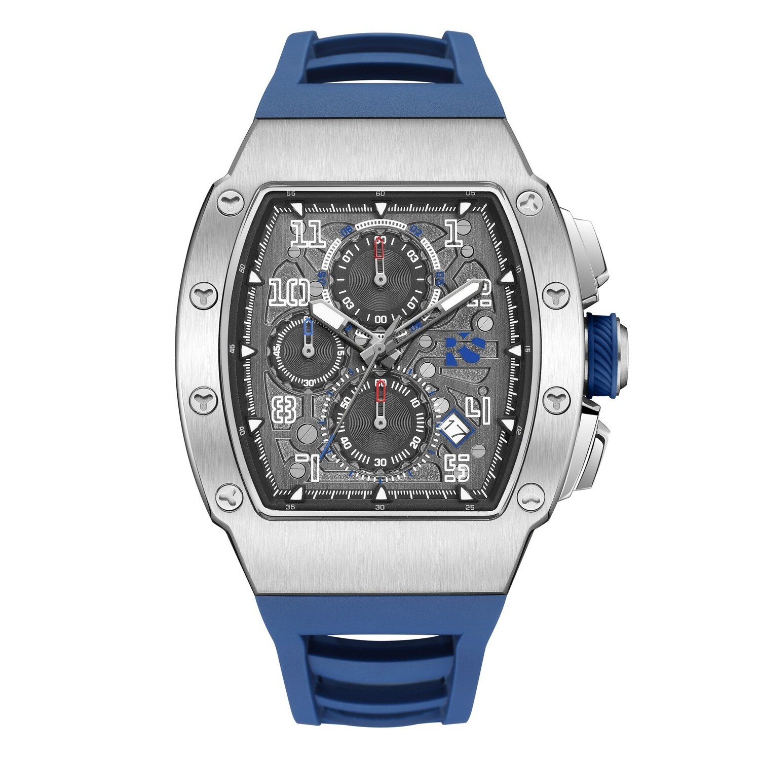 RENNSPORT CHRONO SILVER BLUE