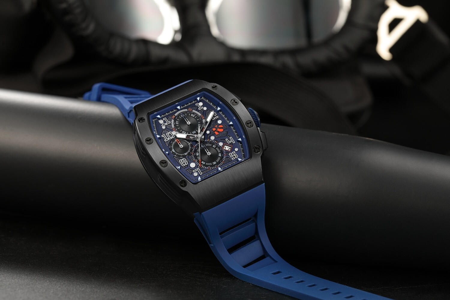 RENNSPORT CHRONO BLACK BLUE