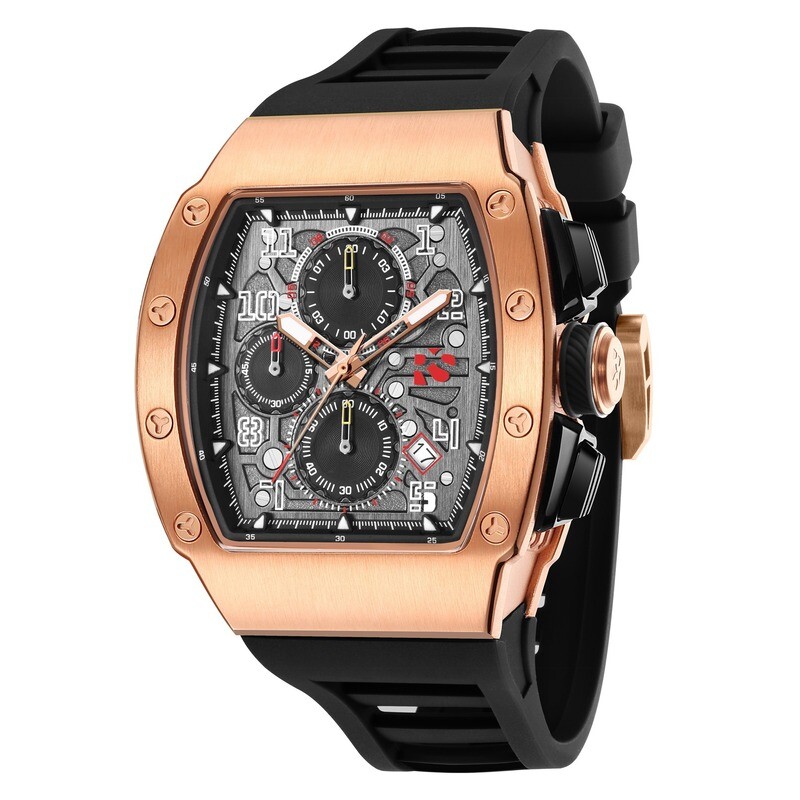 RENNSPORT CHRONO ROSEGOLD BLACK