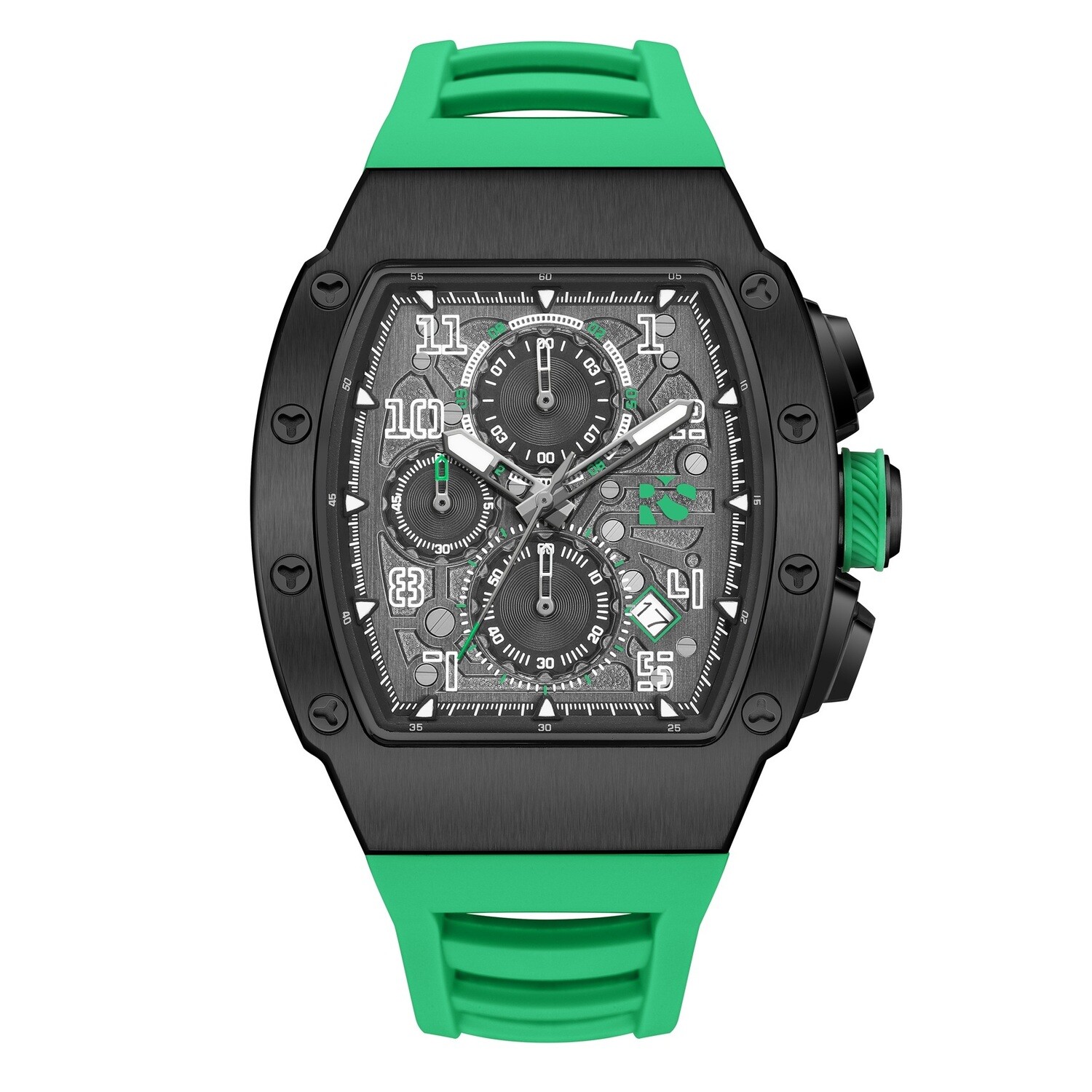 THE RENNSPORT CHRONO BLACK GREEN