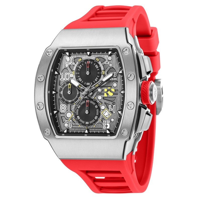 RENNSPORT CHRONO SILVER RED