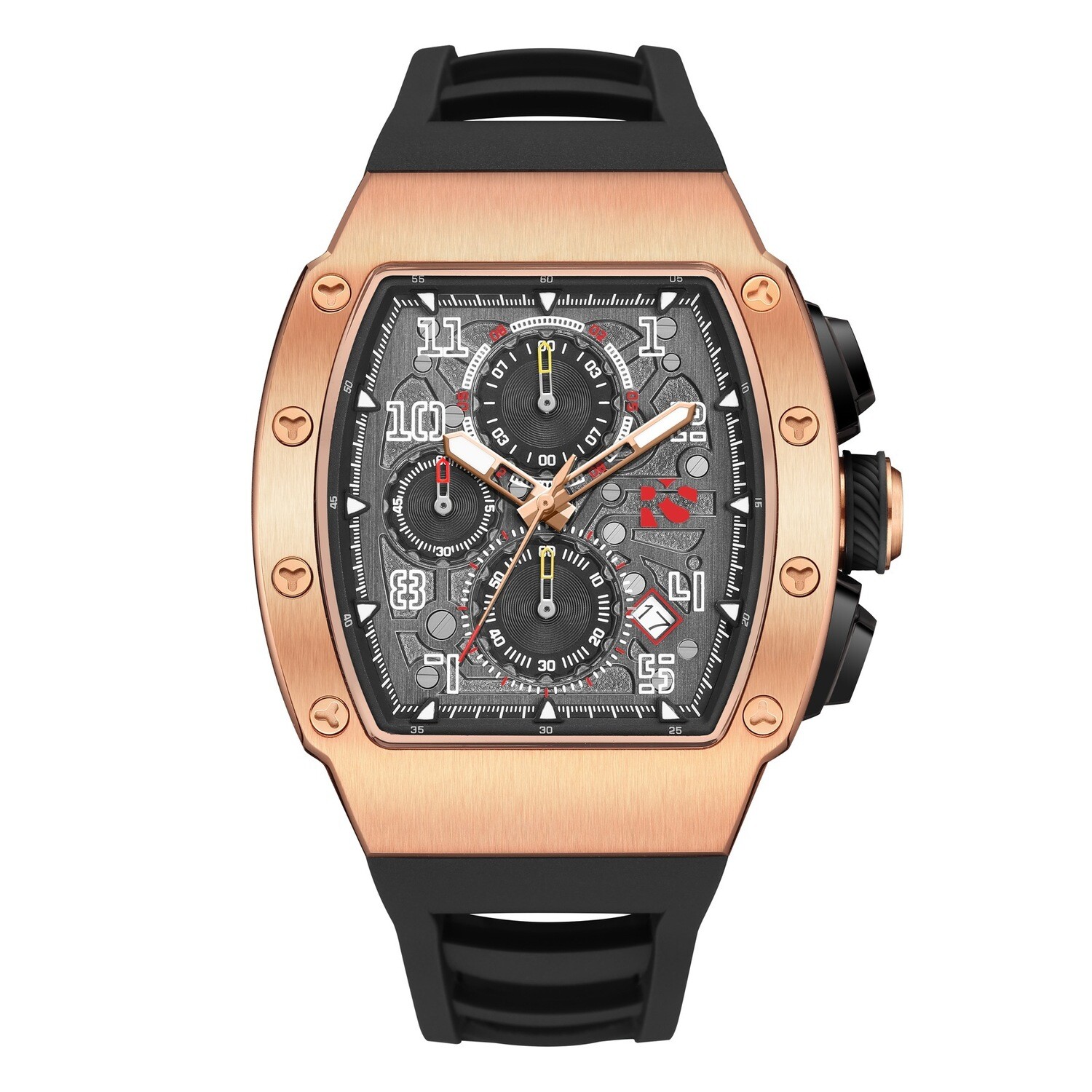 RENNSPORT CHRONO ROSEGOLD BLACK
