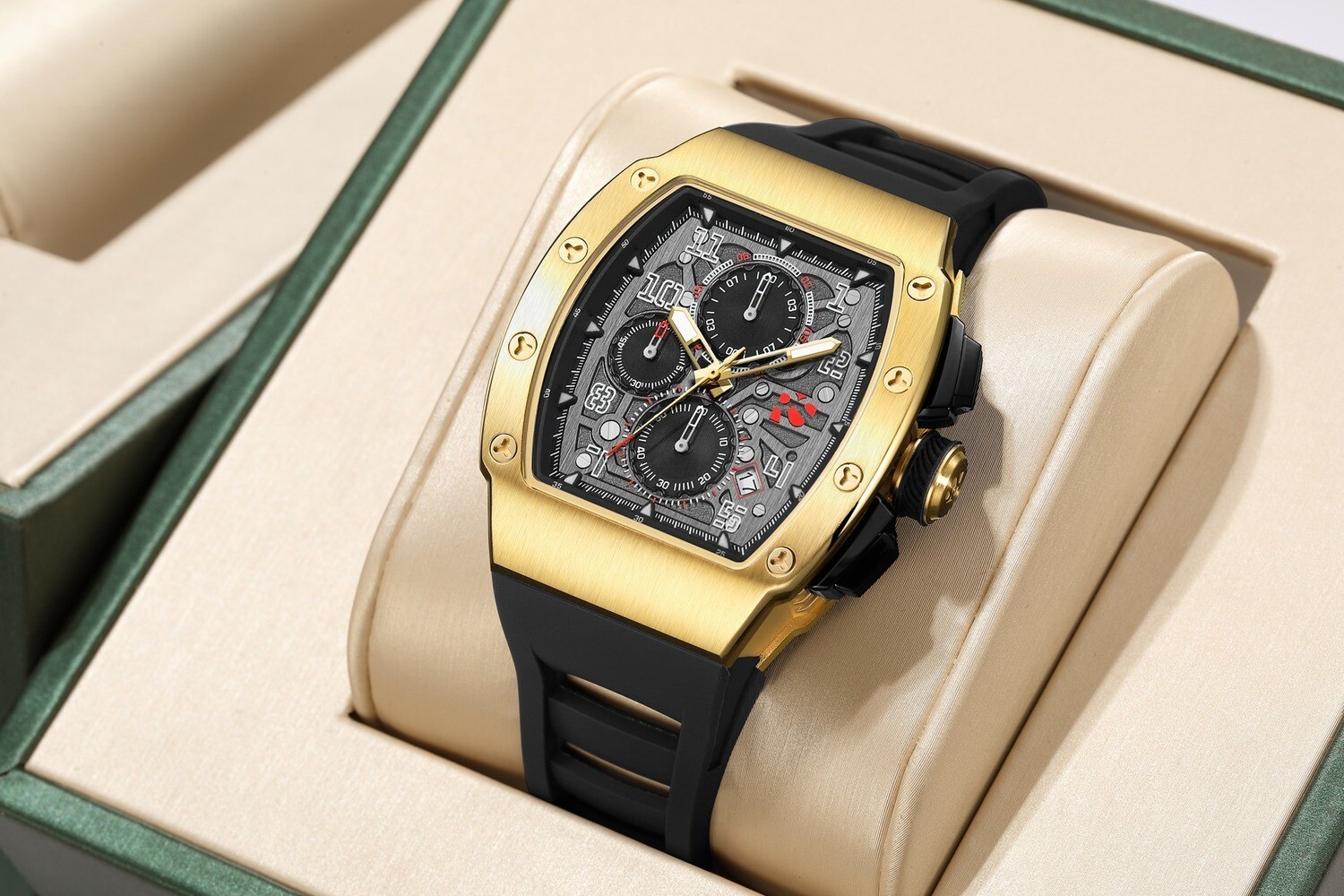 RENNSPORT CHRONO GOLD BLACK