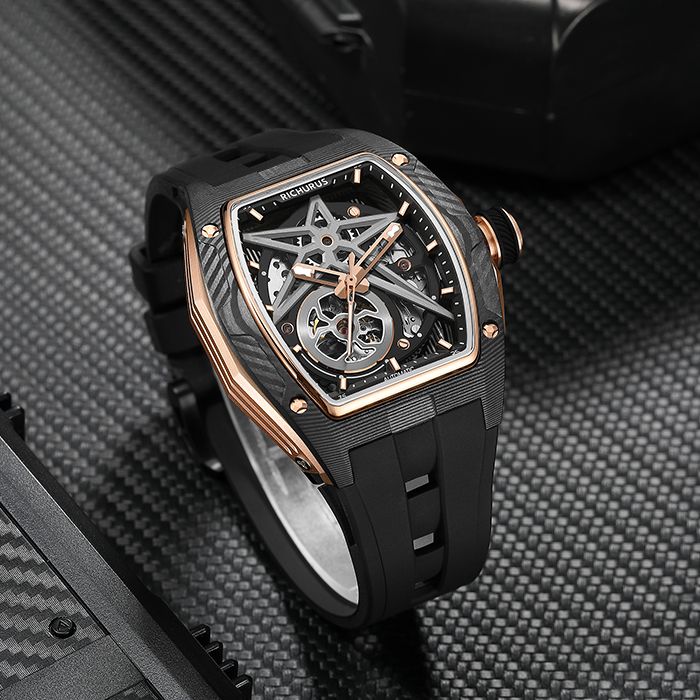 CARBON FIBER AUTOMATIC RS9108 ROSEGOLD