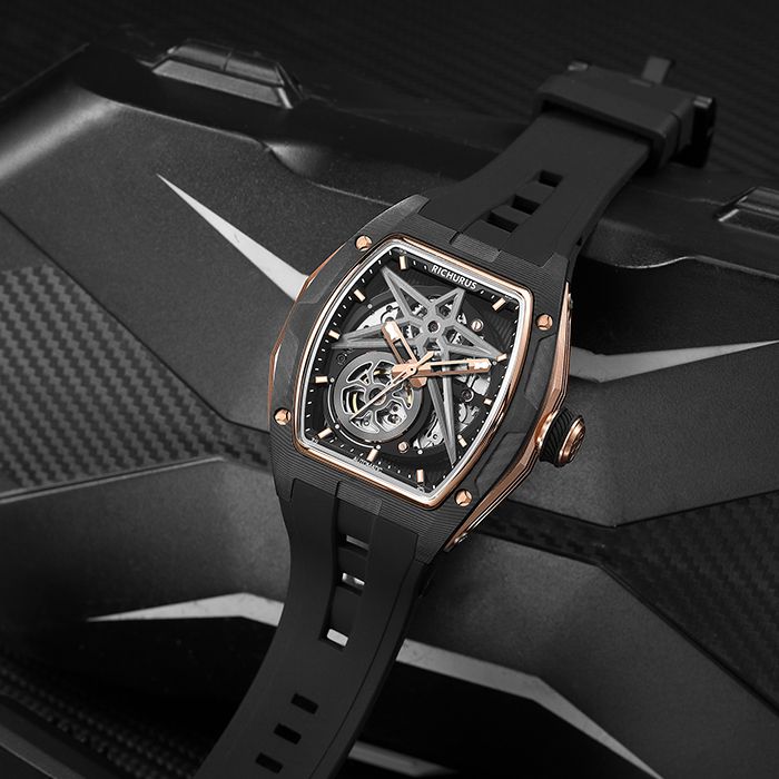 CARBON FIBER AUTOMATIC RS9108 ROSEGOLD