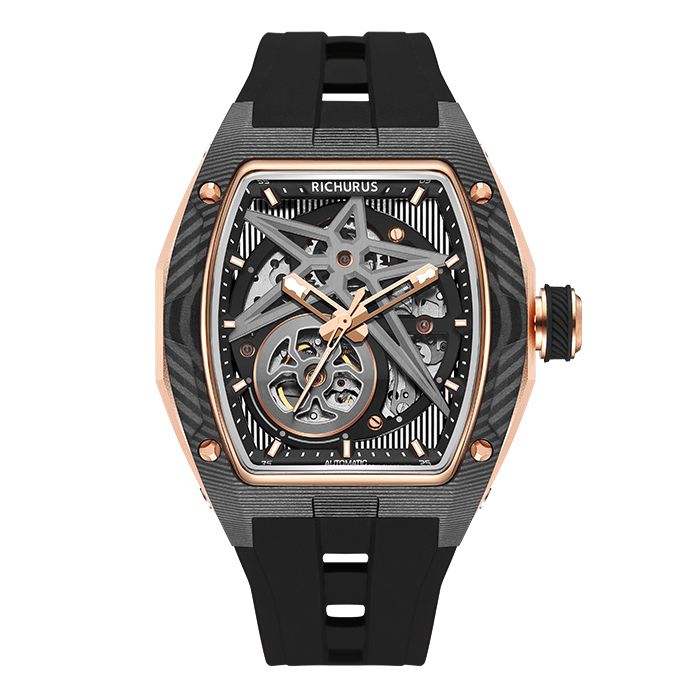 CARBON FIBER AUTOMATIC RS9108 ROSEGOLD