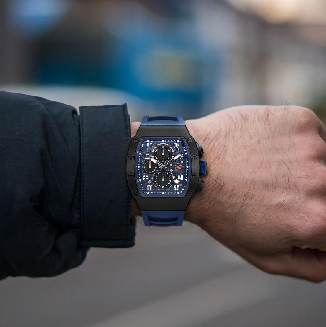 RENNSPORT CHRONO BLACK BLUE