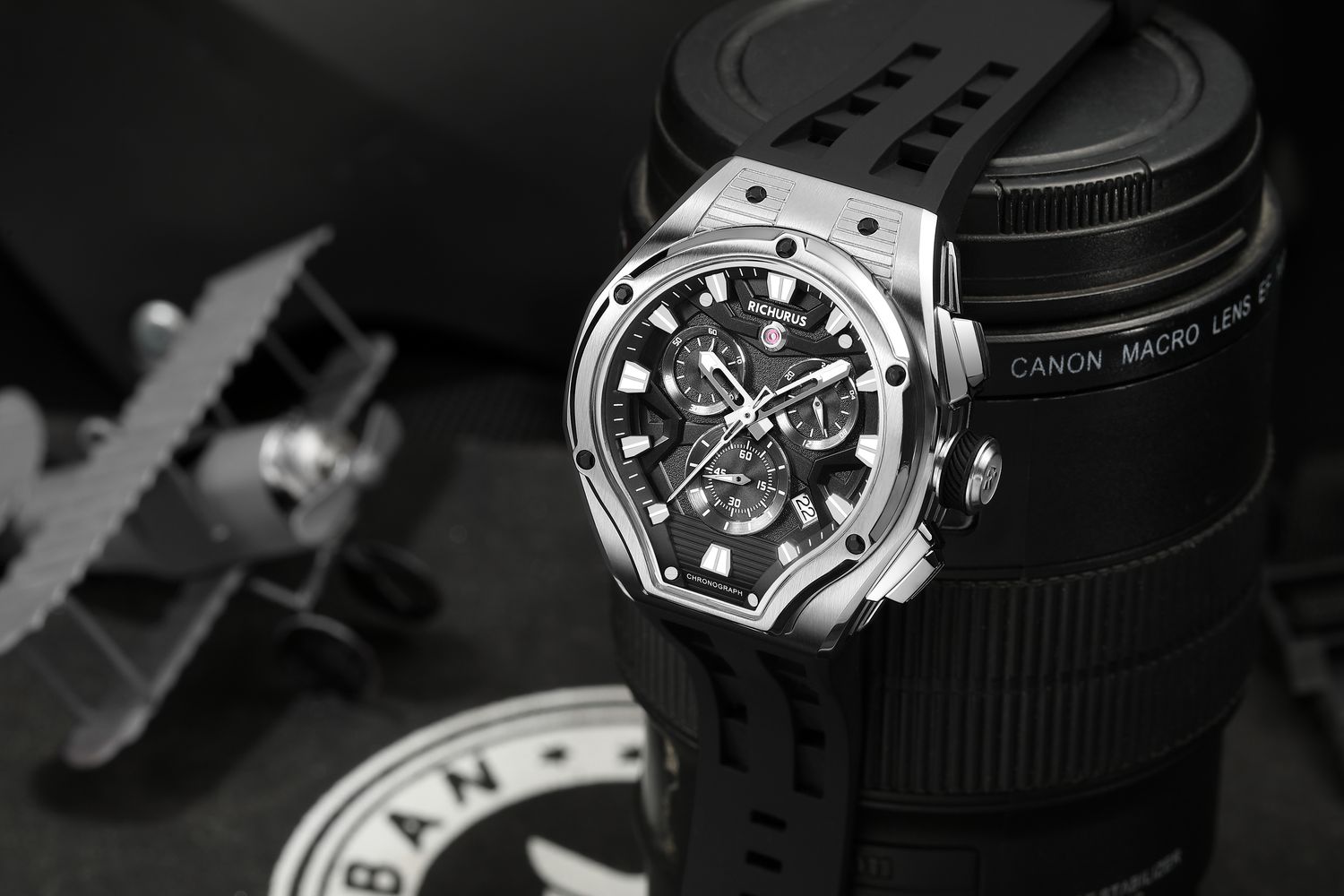 AVIATOR CHRONO RS2 SILVER
