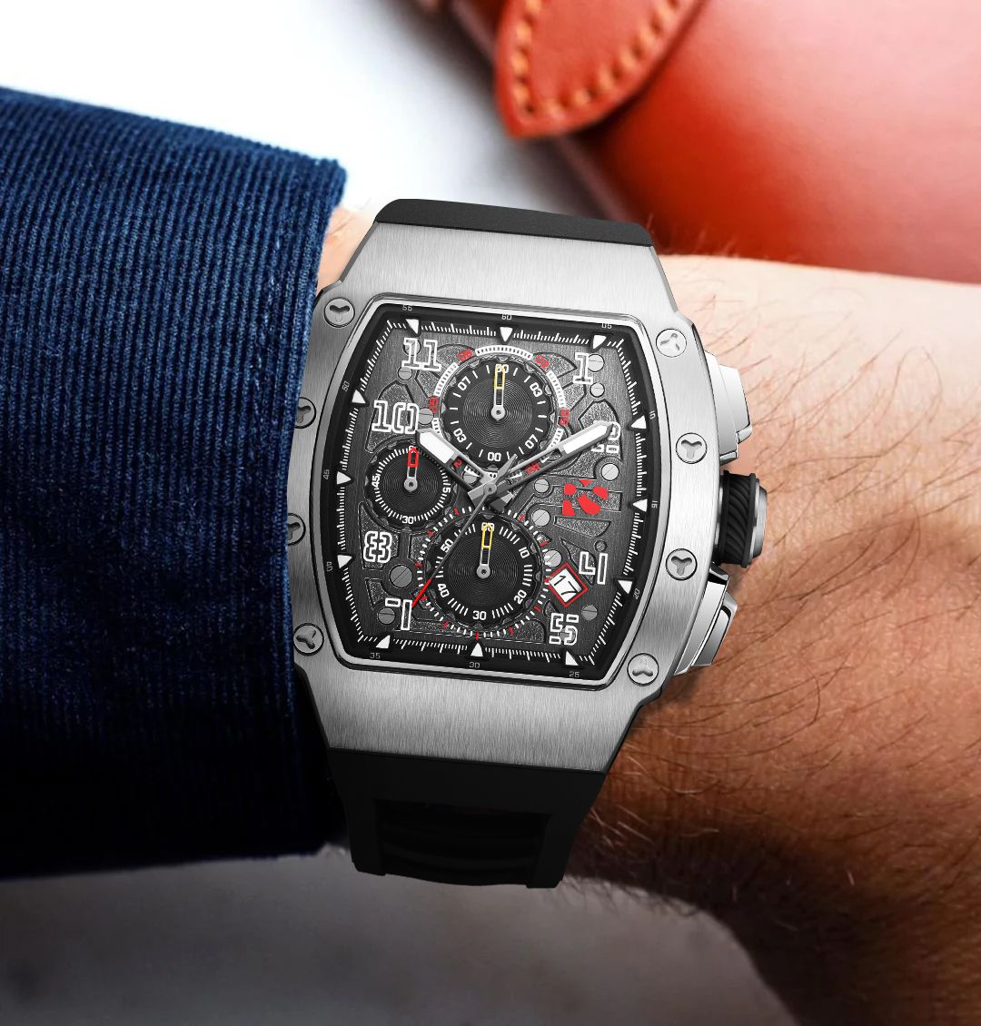 RENNSPORT CHRONO SILVER BLACK