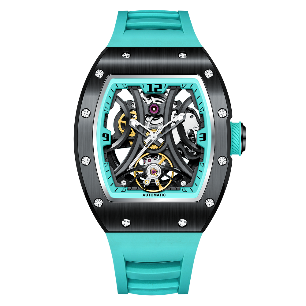 SKELETON 11 AUTOMATIC LIGHT BLUE