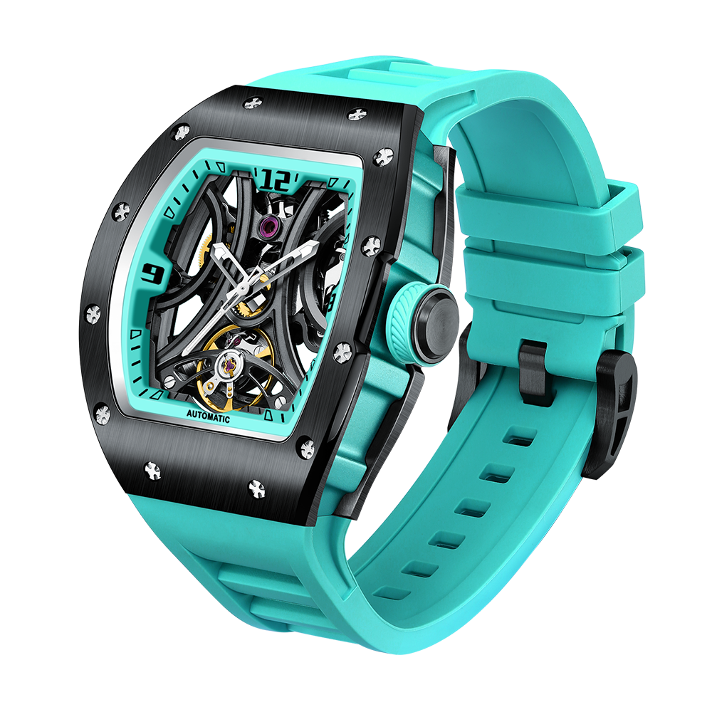 SKELETON 11 AUTOMATIC LIGHT BLUE