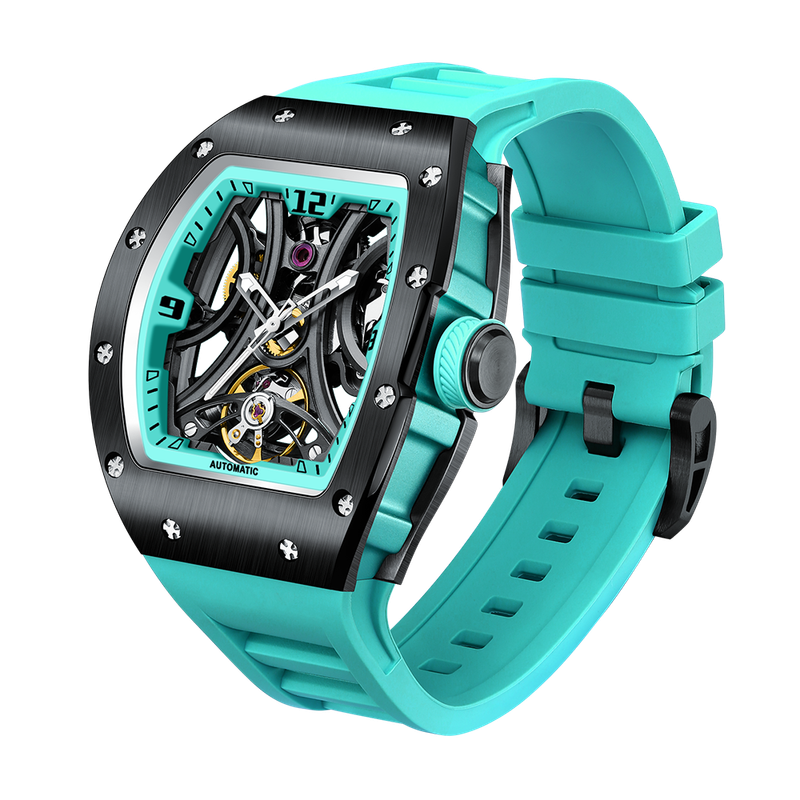 SKELETON 11 AUTOMATIC LIGHT BLUE