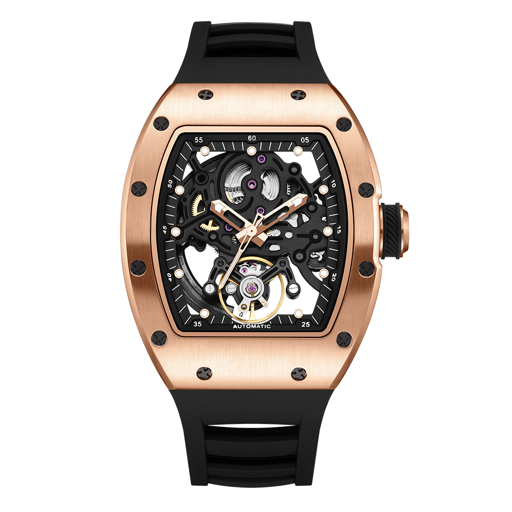 SKELETON 12 AUTOMATIC ROSEGOLD