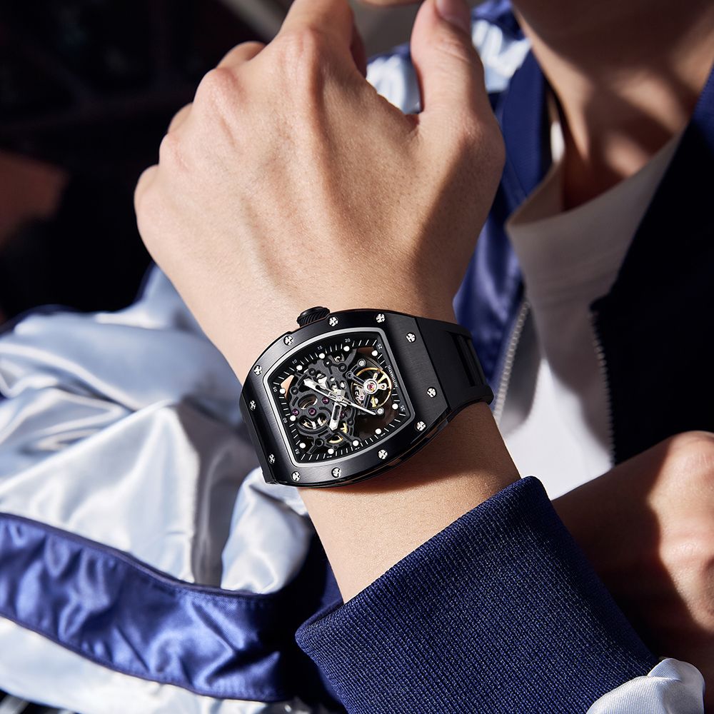 SKELETON 12 AUTOMATIC FULL BLACK