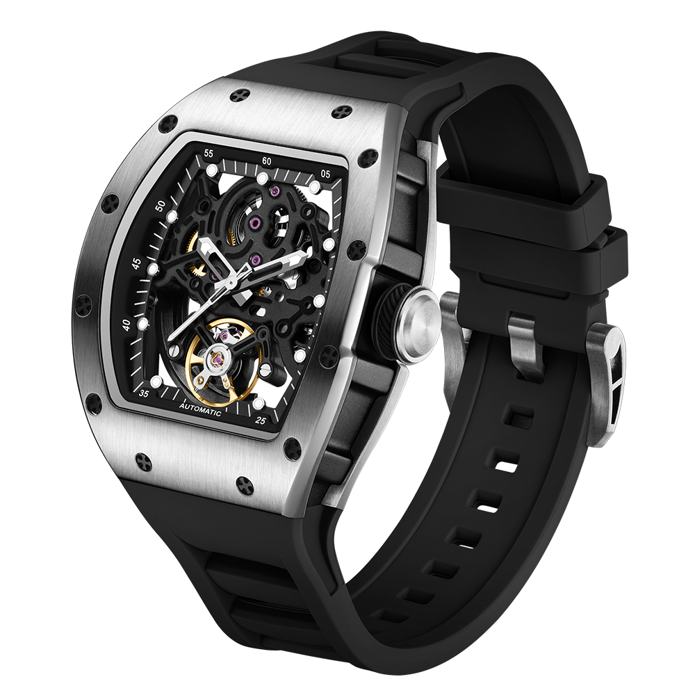 SKELETON 12 AUTOMATIC SILVER