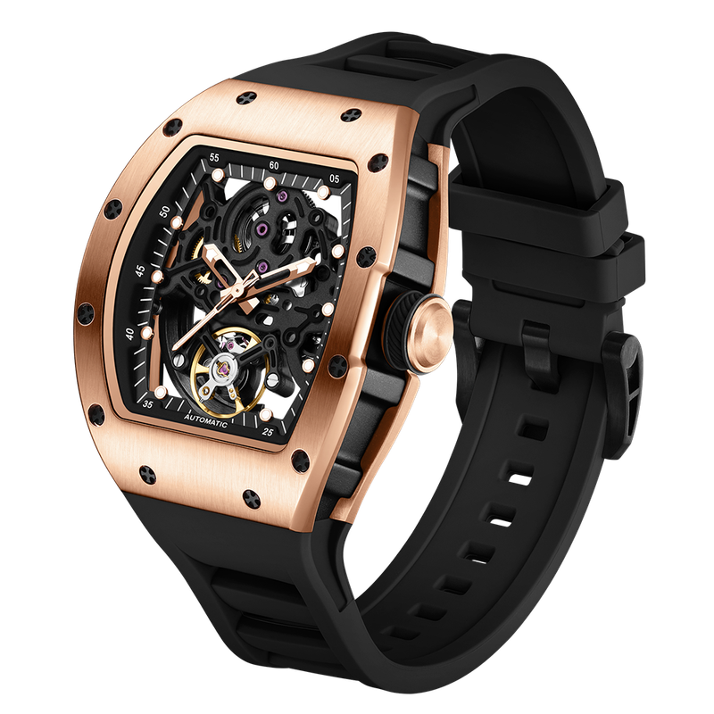 SKELETON 12 AUTOMATIC ROSEGOLD