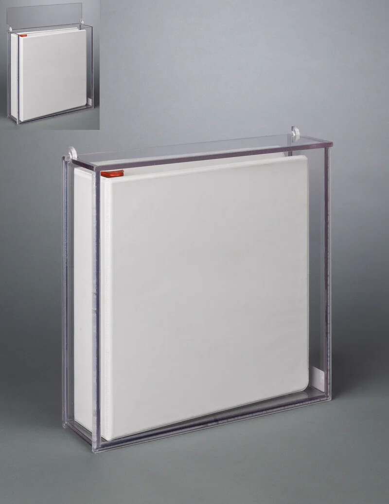 3 Ring Binder Holder with Lid