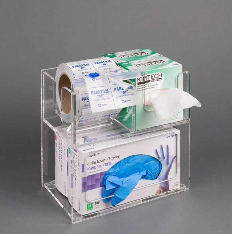 Glove box, Parafilm and Kimwipe Trio Organizer