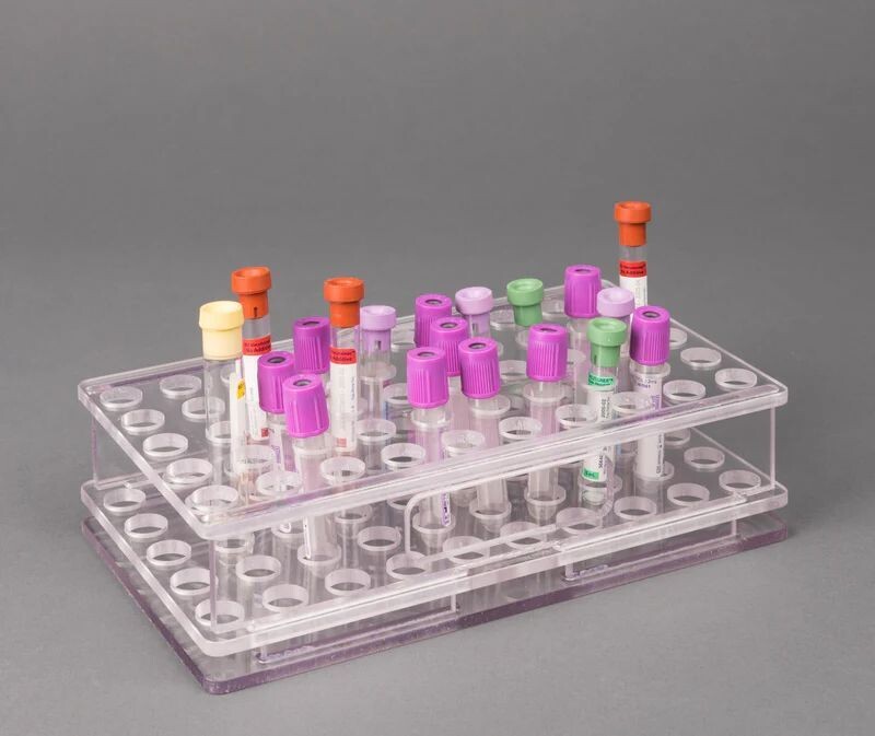 Blood Tube Carrier Rack