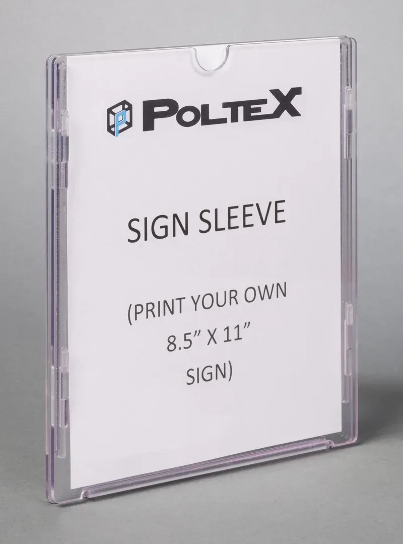 Clean Room Sign Sleeve