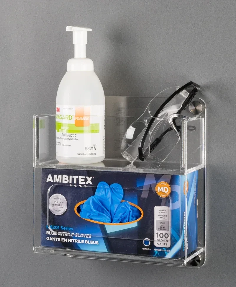 Deco Glove Box Holder with Bin
