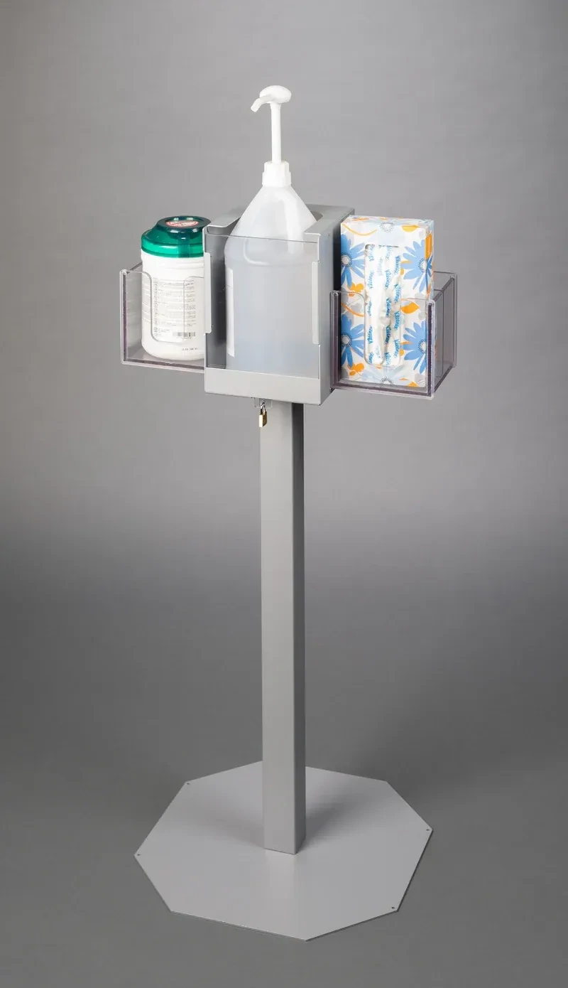 Gallon Hand Sanitizer Multi Station-Locking