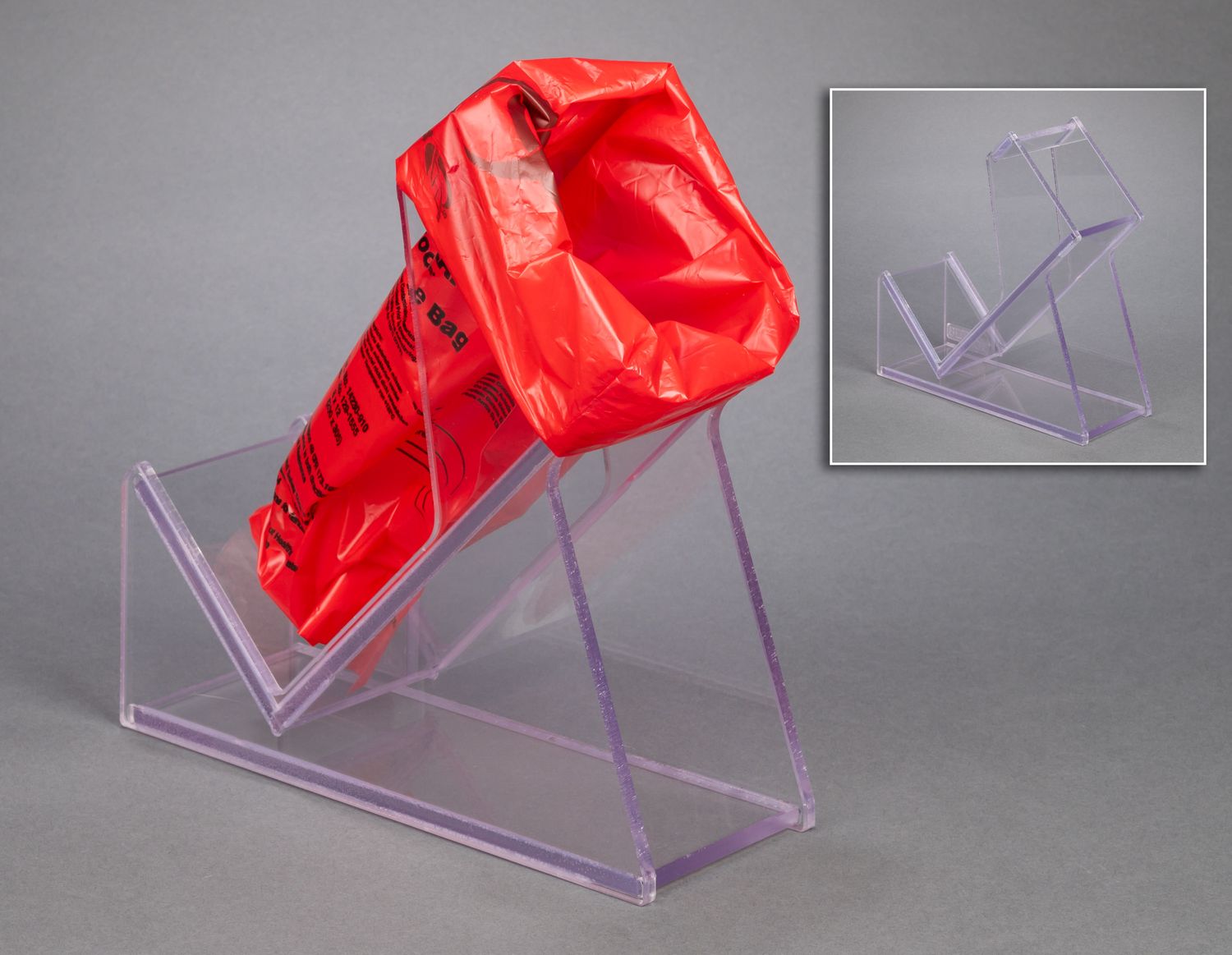 Tilted Biohazard Bag Box-8x12 bag