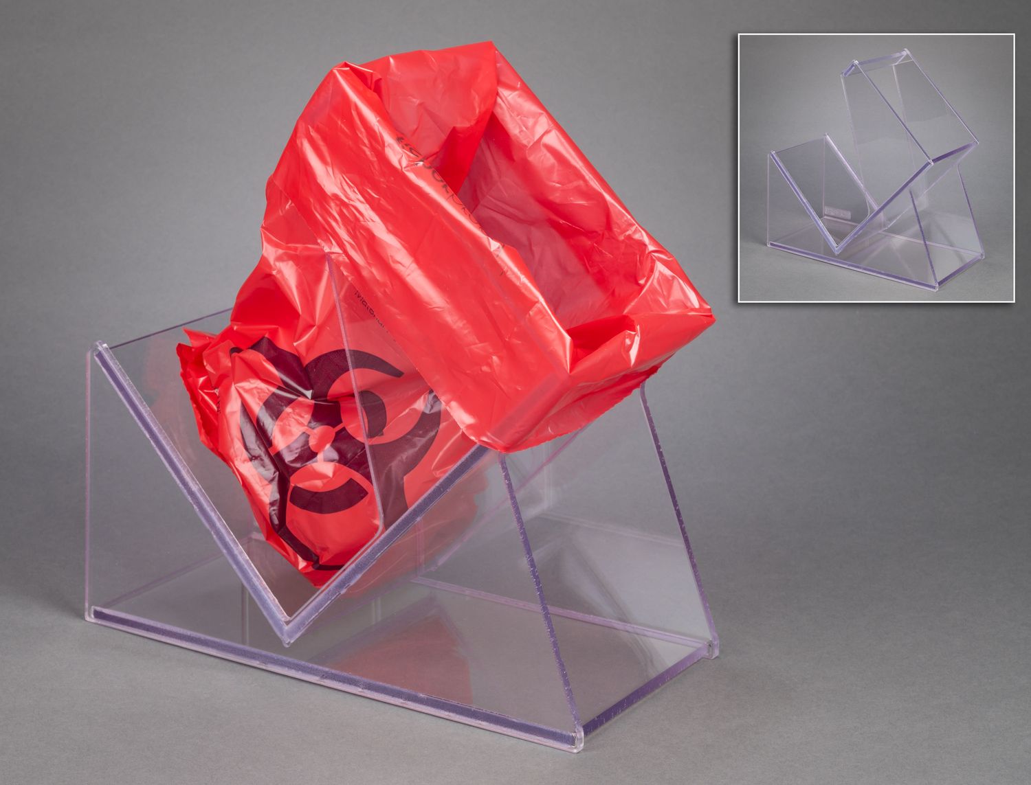 Tilted Biohazard Bag Box-14x19 Bag