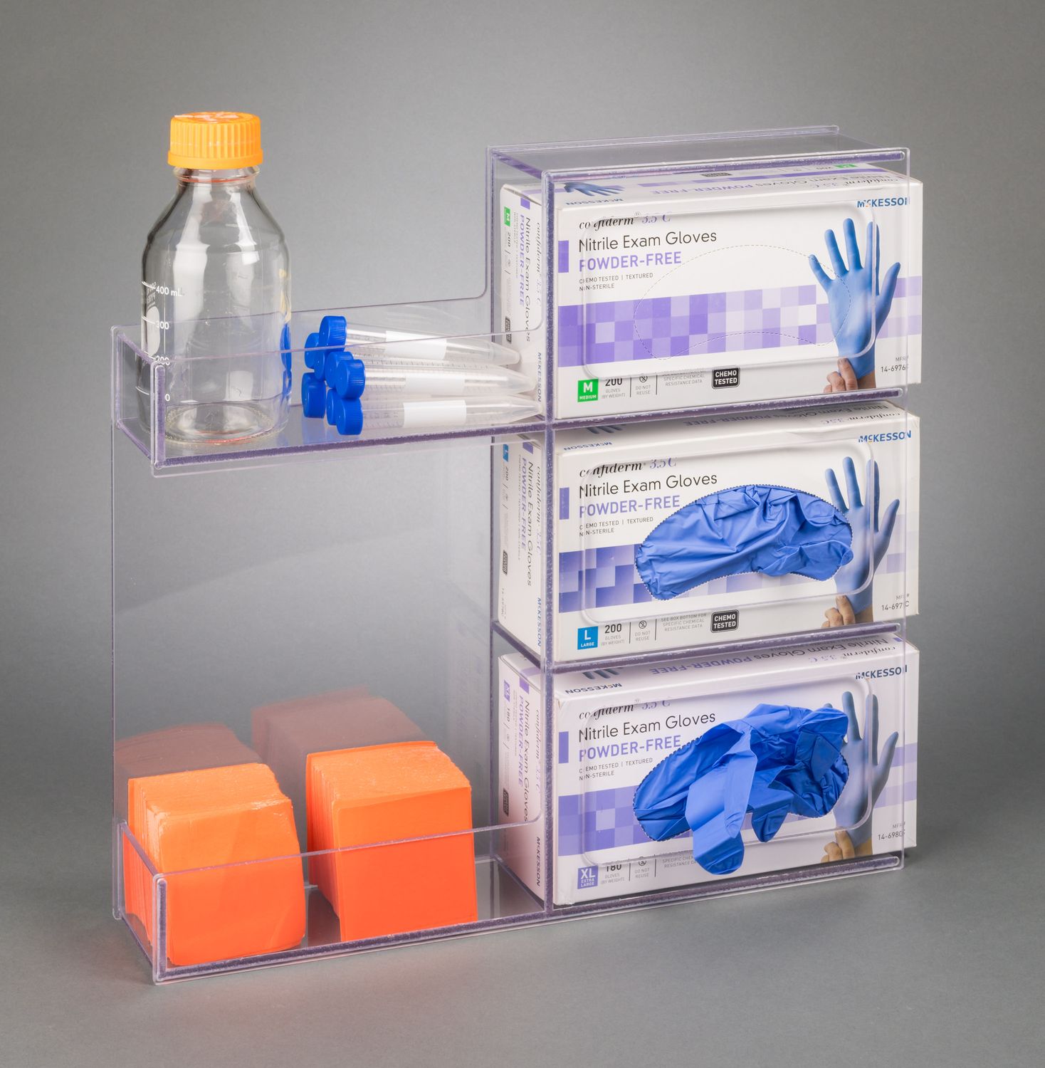Glove Box Holder w/Shelf-3 box