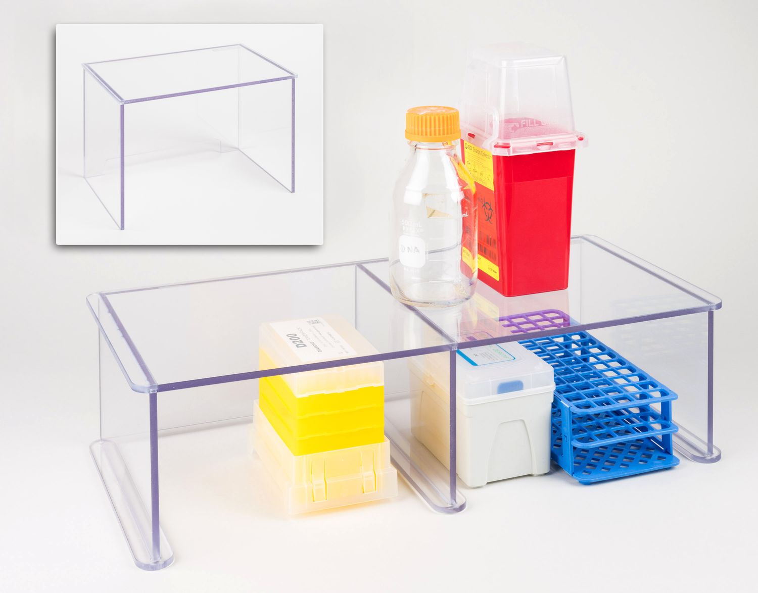 Benchtop Simple Riser Shelves