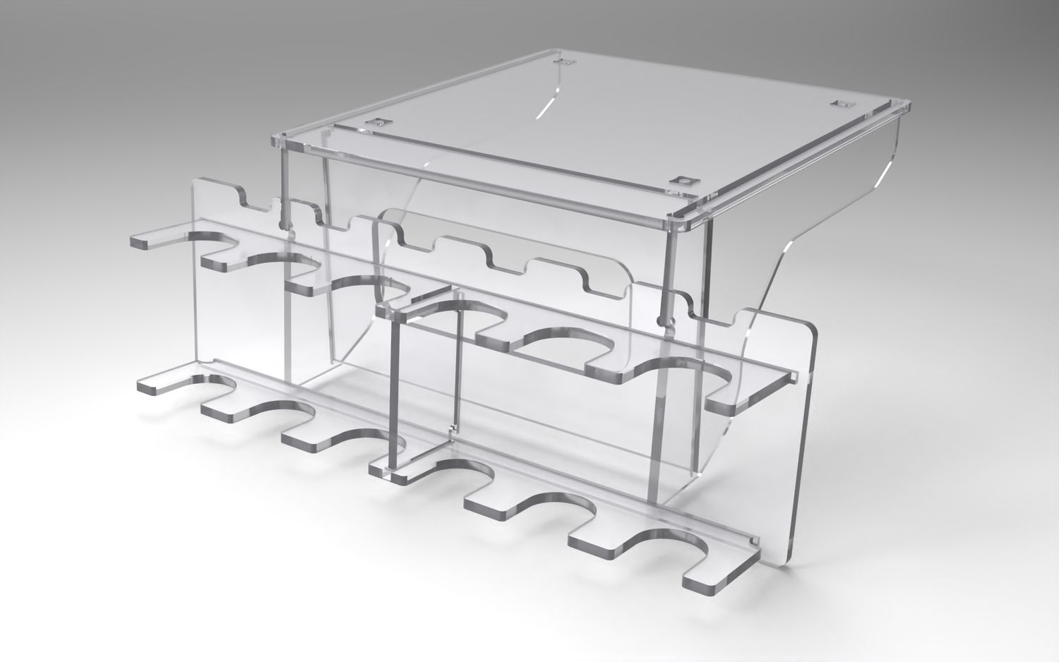 Undermount Integra/Sartorius Pipettor Rack-6 Position