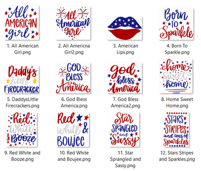 All American Album 5 (12 Designs)