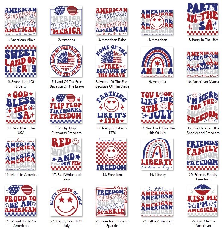 All American Album 3 (25 Designs)