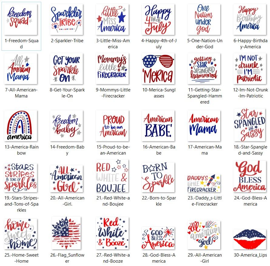 All American Album 4 (30 Designs)