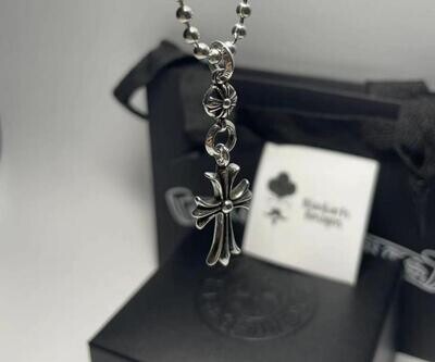 Chrome Hearts Style Cross Necklace