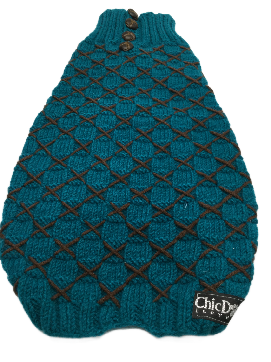 Chic Dog Clothing Teal Sweater