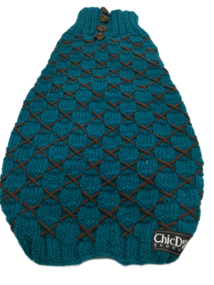 Chic Dog Clothing Teal Sweater