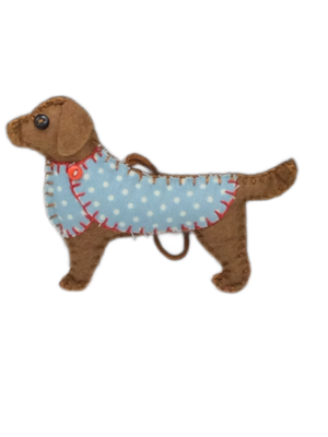 Felt Labrador Dog Ornament