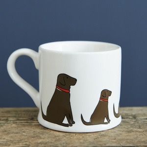 Sweet William Dog Mug Chocolate Lab