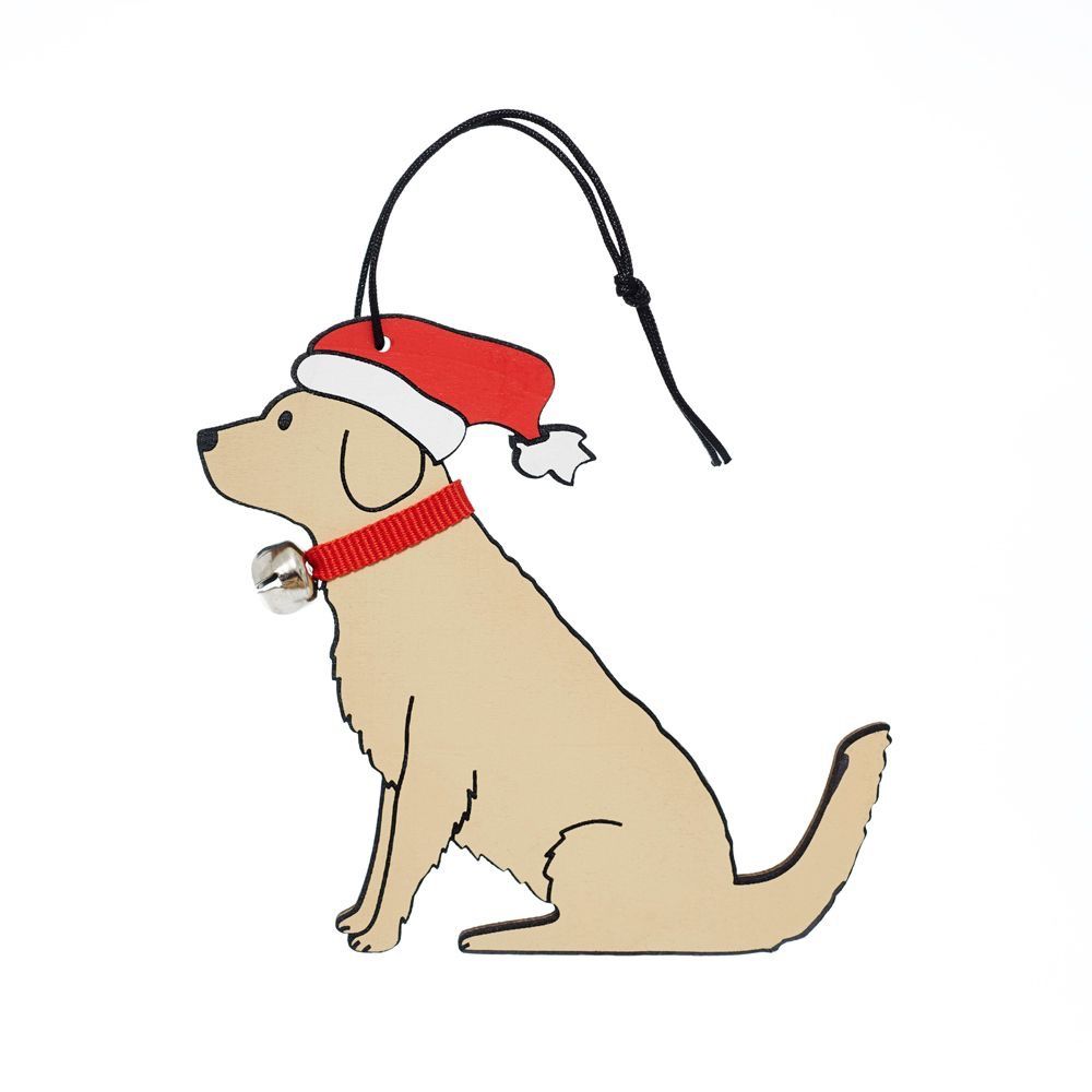 Sweet William Xmas Ornament Yellow Lab