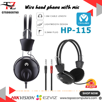 HEAD PHONE WITH MIC MIKUSO HP-115