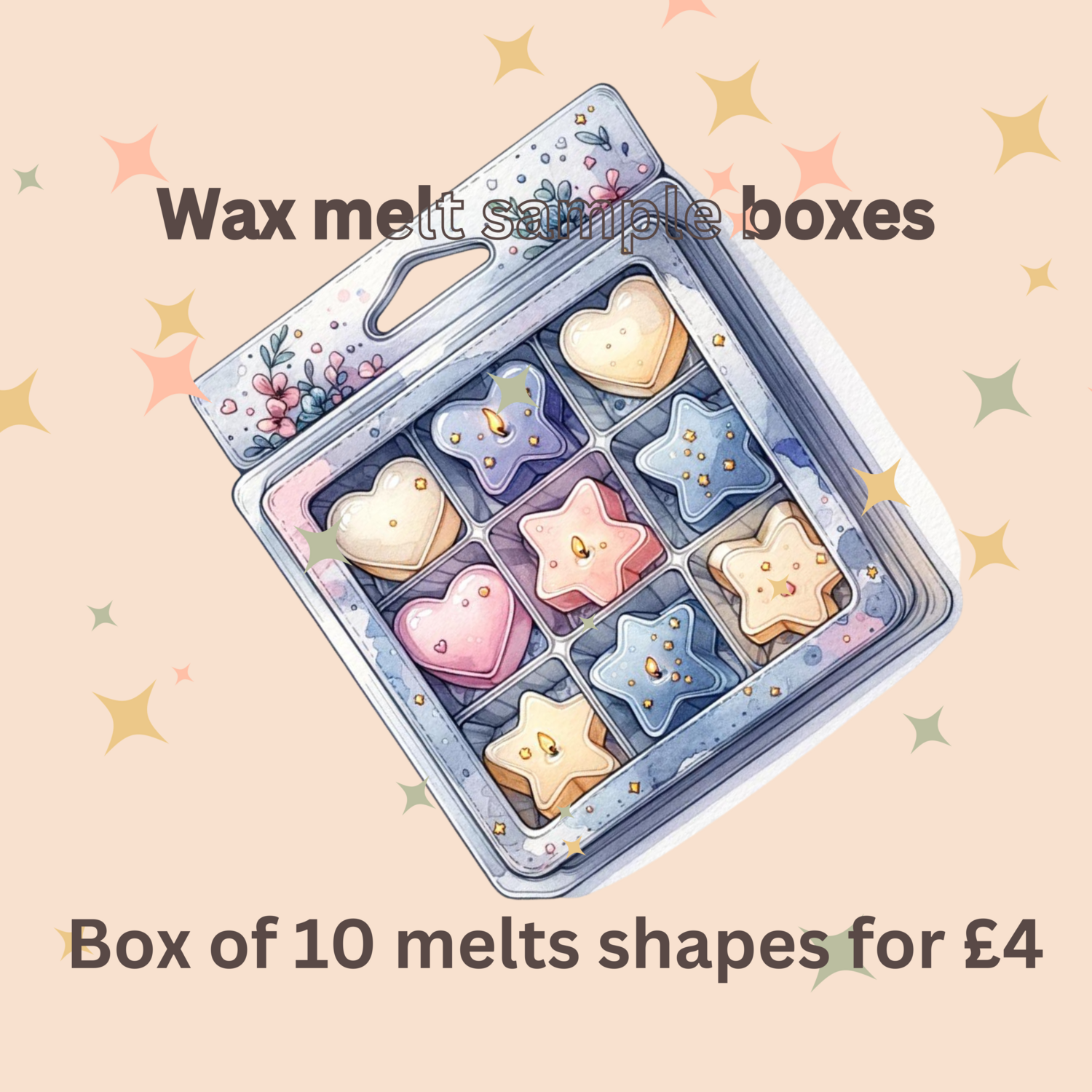 Wax Melt Sample Box