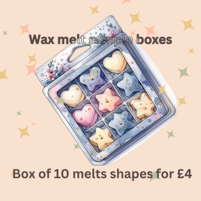 Wax Melt Sample Box