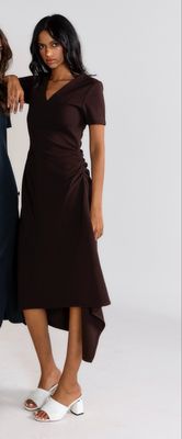 the Lila dress Brown