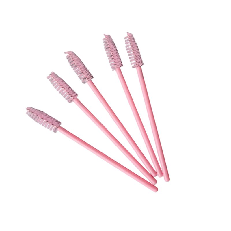 Wimpernbürsten 50 Stk rosa
