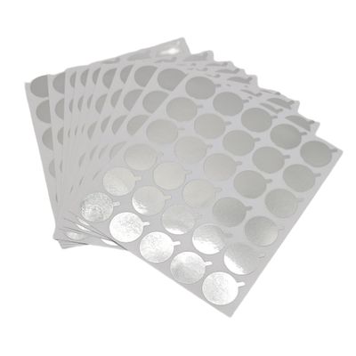Kleber-Sticker silber