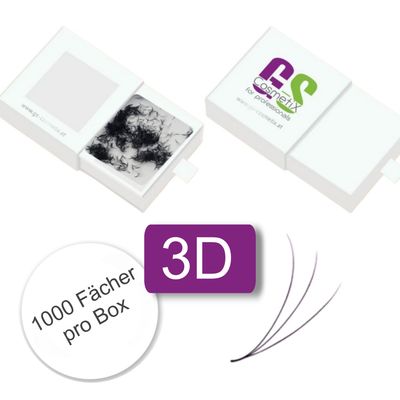 3D Fertigfächer lose 0,07 1000 Stk. pro Box
